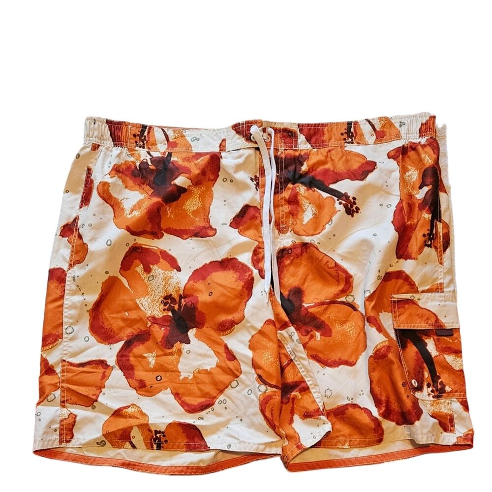 NWOT XXL men's Breakwater board shorts, multi-color & pockets
